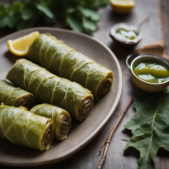 Lebanese Stuffed Grape Leaves (Dolmas)