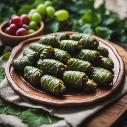 Mediterranean Stuffed Grape Leaves