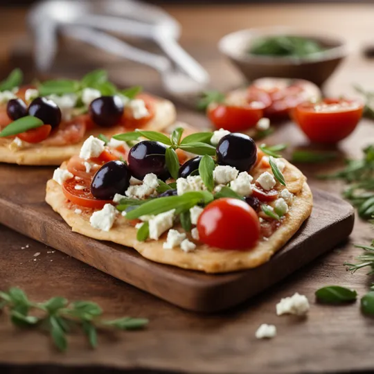 Mediterranean Olive & Feta Flatbread
