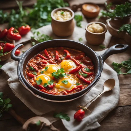 Ethiopian Berbere-Inspired Shakshuka