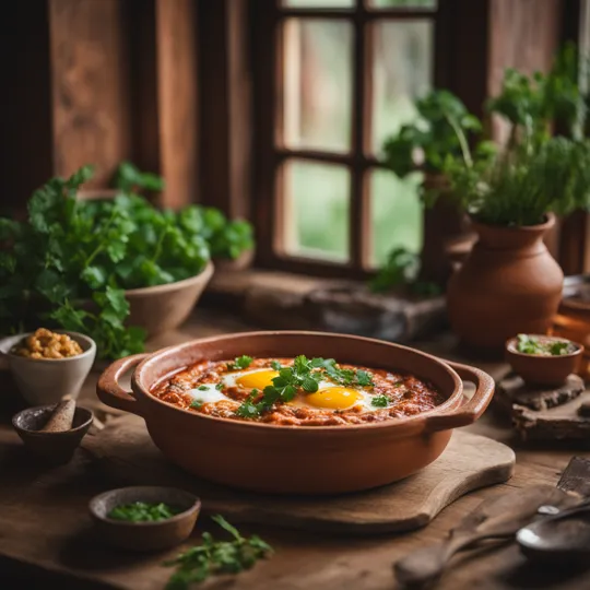 Moroccan-Inspired Shakshuka Brunch
