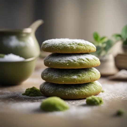 Matcha White Chocolate Mochi Cookies