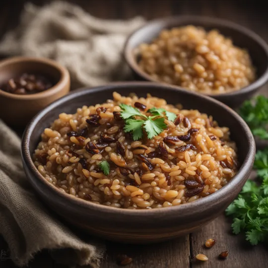 Mujadara with Caramelized Onions