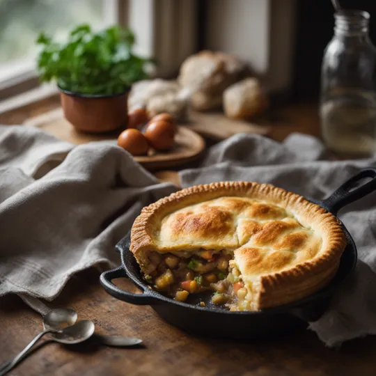 Southern-Style Biscuit Chicken Pot Pie