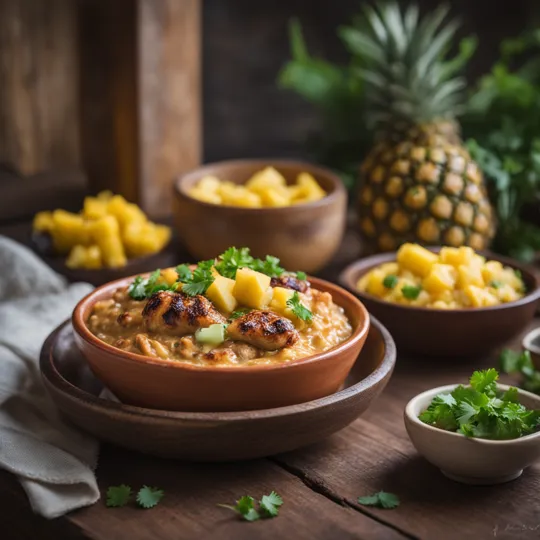 Hawaiian Pineapple-Huli Huli Chicken Dip