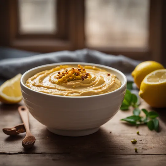 Zesty Lemon-Tahini Hummus