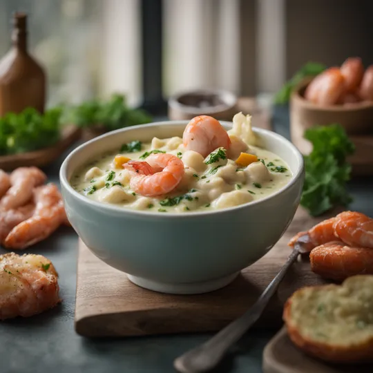 Irish Seafood Chowder meets Colcannon