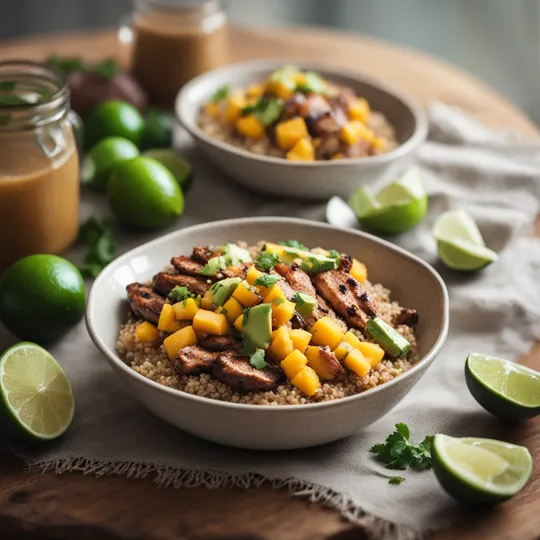 Jerk Tofu & Mango Salsa Bowl