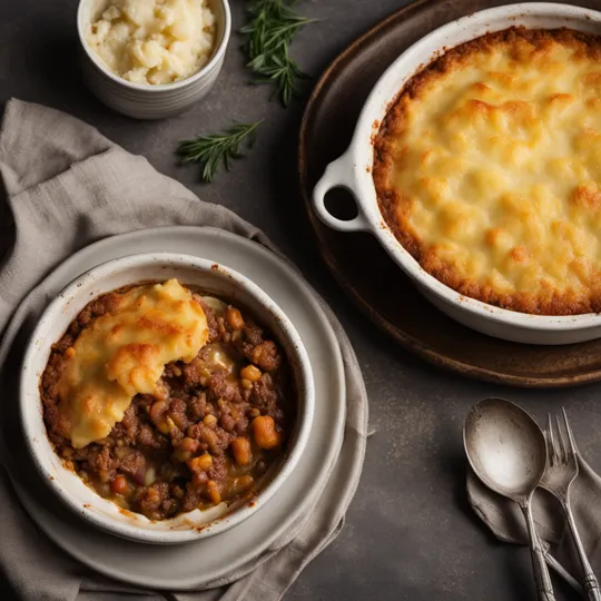 Spiced Lamb Shepherd's Pie with Harissa Drizzle