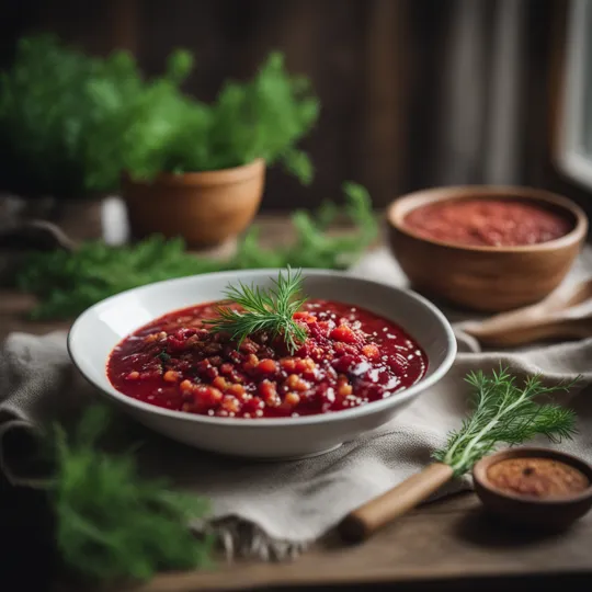 Borscht with Quinoa
