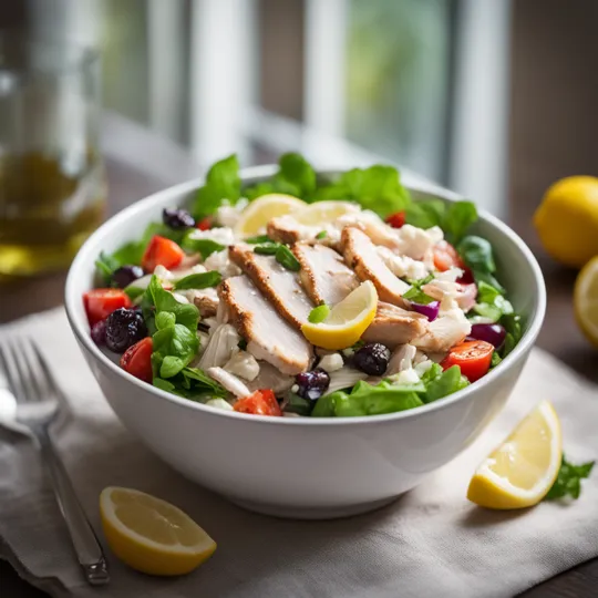 Greek Lemon Chicken Salad