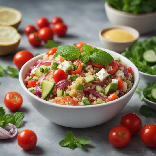 Greek Quinoa Tabbouleh Salad