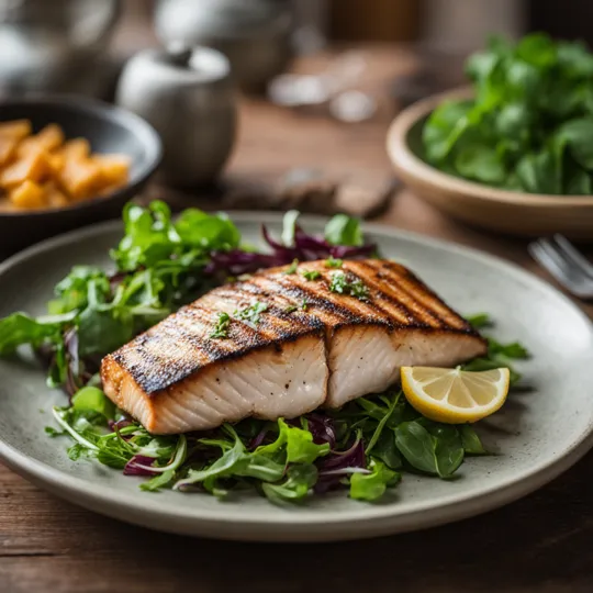 Grilled Lemon Myrtle Barramundi