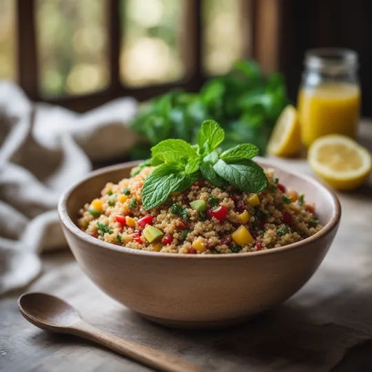 Mediterranean Quinoa Tabbouleh Salad