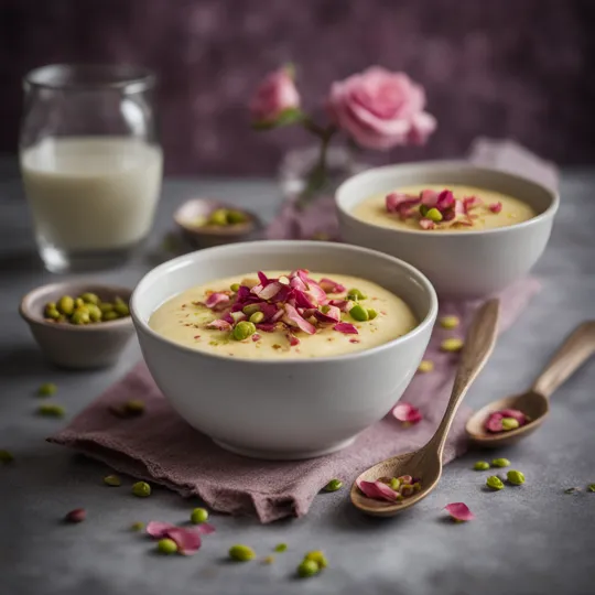 Muhallabia: Traditional Iraqi Milk Pudding