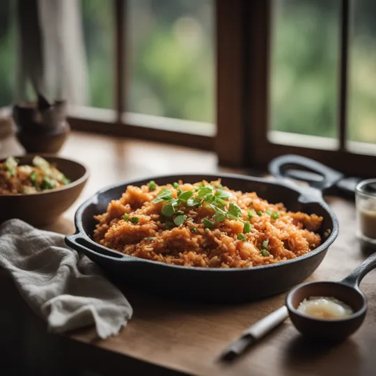 Spicy Kimchi Fried Rice