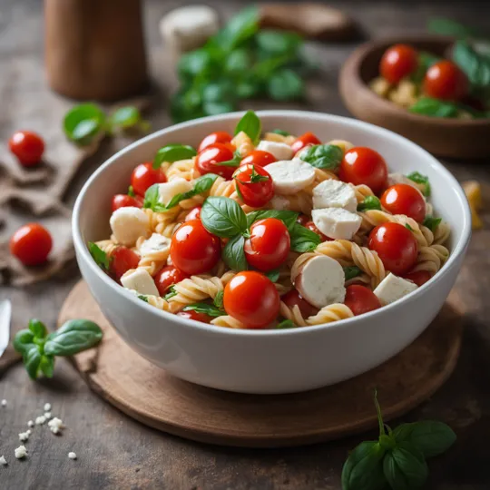 Fun Italian Caprese Pasta Salad
