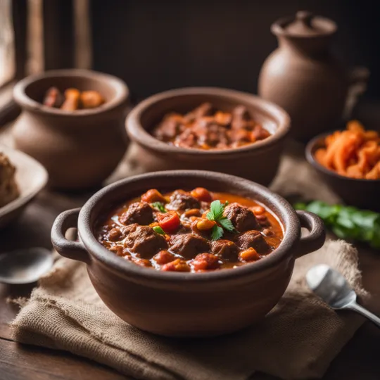 Spicy Doro Wat Stew with Injera