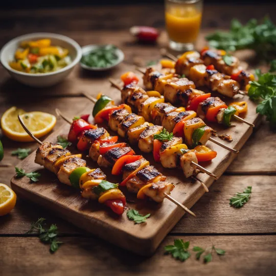 Zesty Middle Eastern Chicken Kabobs