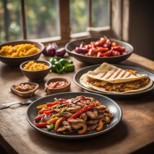 Spicy Chicken Fajitas