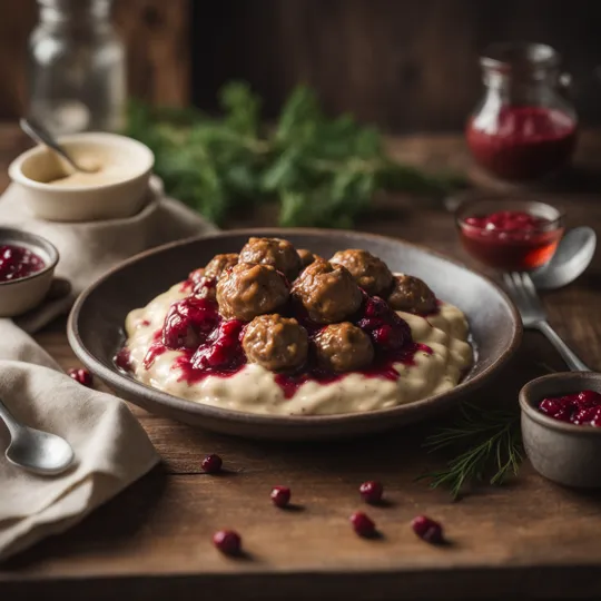 Svenks Köttbullar med Lingon
