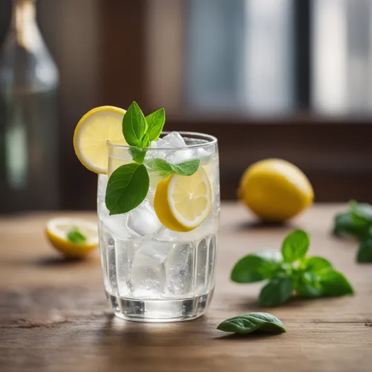 Italian Lemon and Basil Sparkling Water