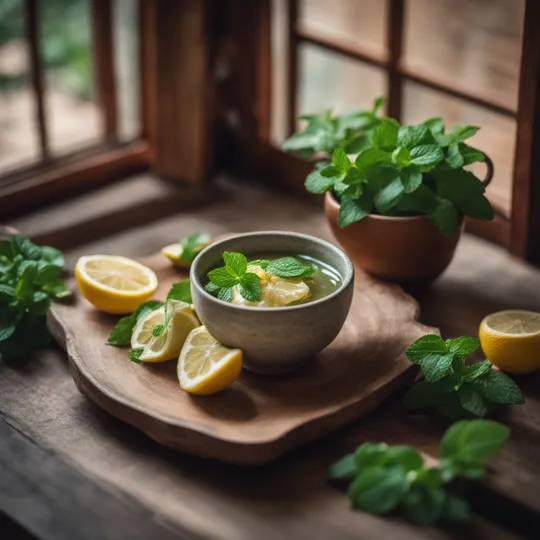 Refrescante Té de Hierbas Español
