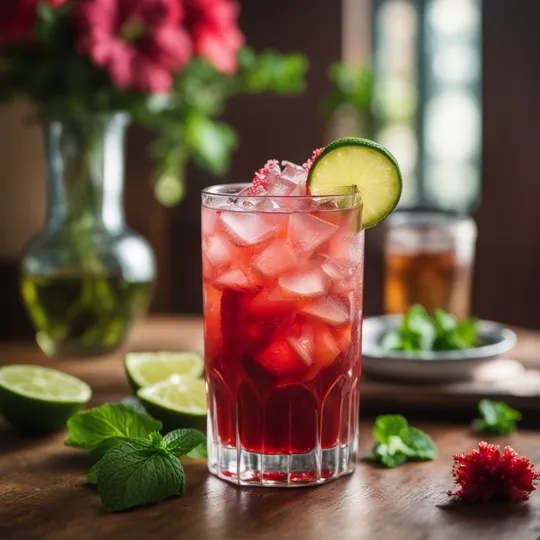 Tropical Hibiscus Iced Tea