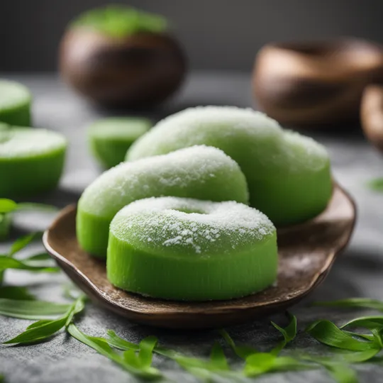 Thai Coconut Pandan Mochi