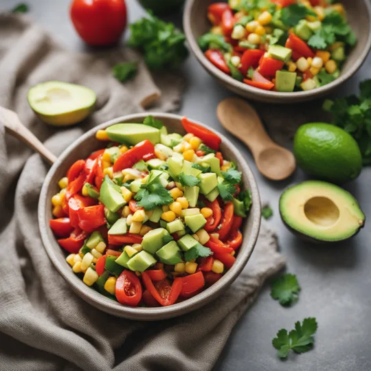 Spicy Avocado Corn Salad