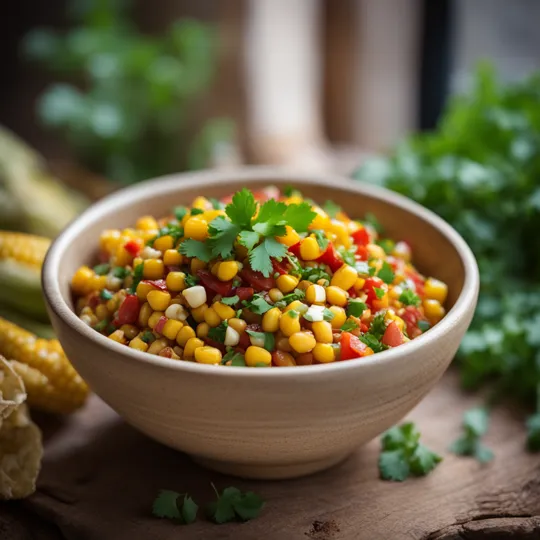 Spicy Roasted Corn Salsa