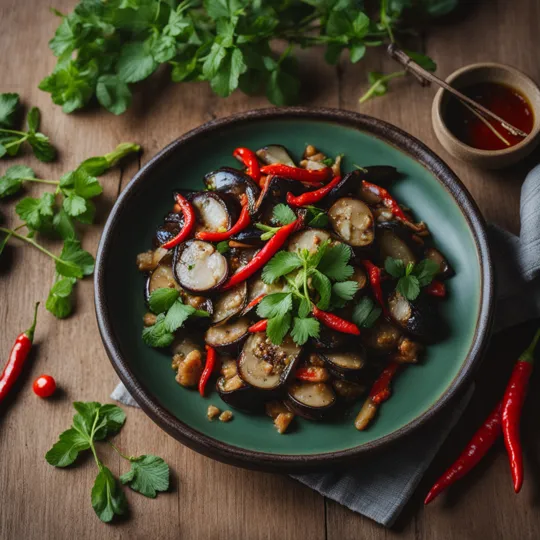 Vietnamese Grilled Eggplant with Nuoc Cham