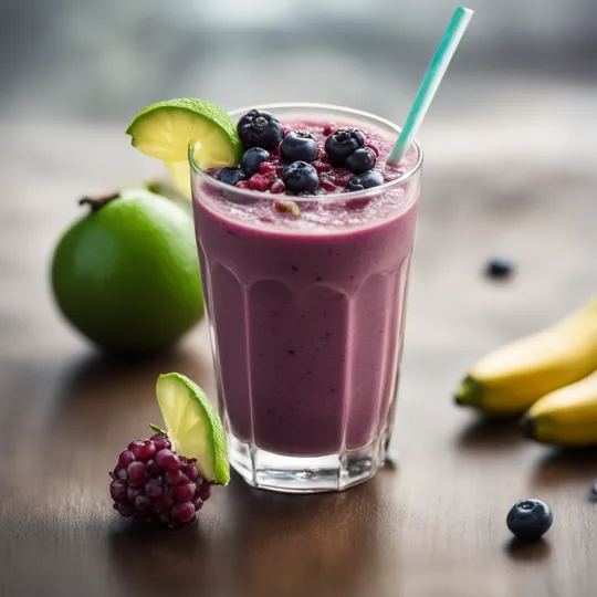 Açaí e Banana Smoothie