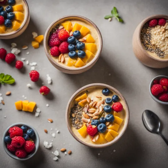 Mango Lassi Smoothie Bowl