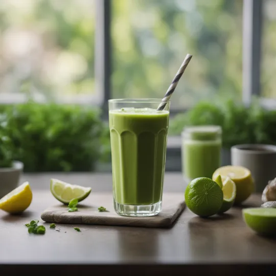 Matcha & Yuzu Green Tea Smoothie