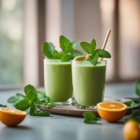 Moroccan Mint & Orange Blossom Smoothie