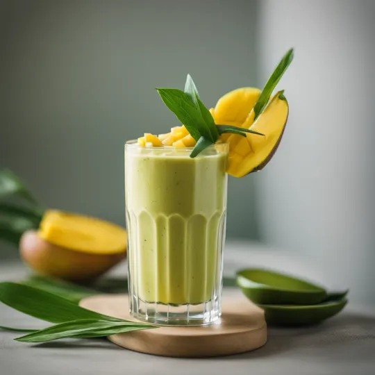 Sagipin ni Maria's Mango-Pandan Smoothie