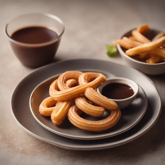 Delicious Spanish Churros with Chocolate Dipping Sauce