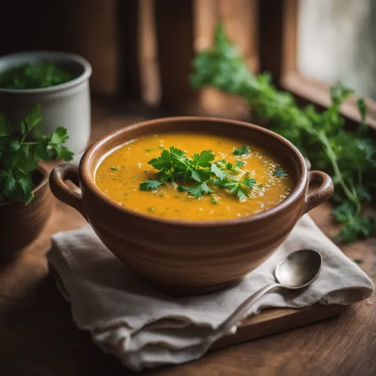 Lemon-Spiced Israeli Lentil Soup
