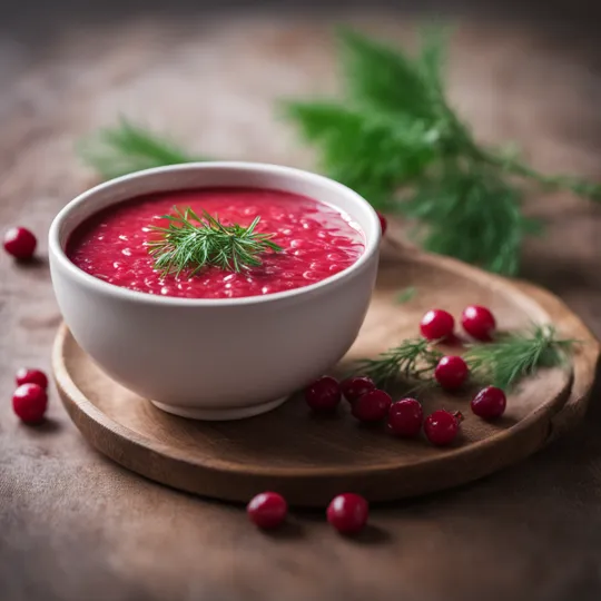 Velvety Swedish Lingonberry Soup