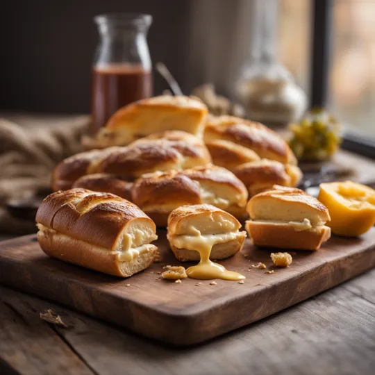 Croque-Baguettes: French Ham & Cheese Pockets