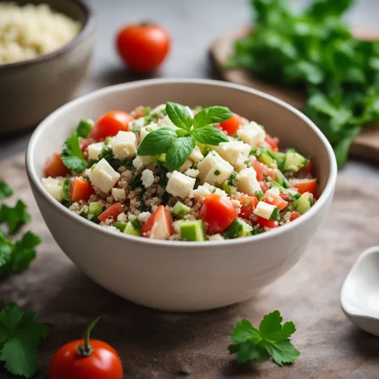 Mediterranean Quinoa Tabbouleh Salad