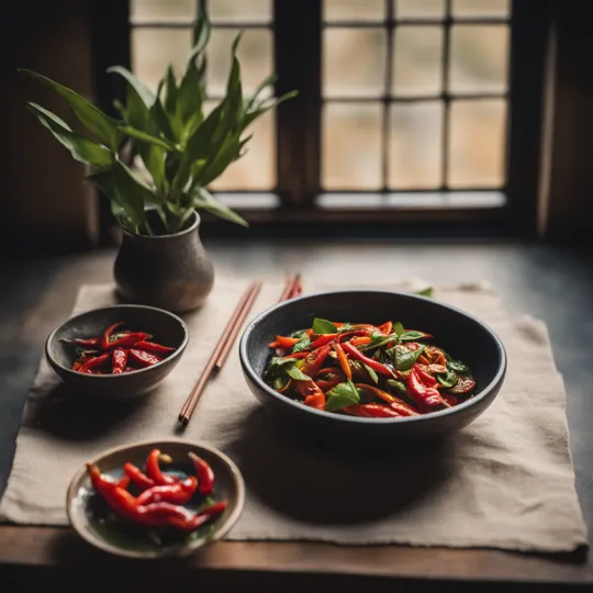 Spicy Thai Basil Tofu Stir-Fry
