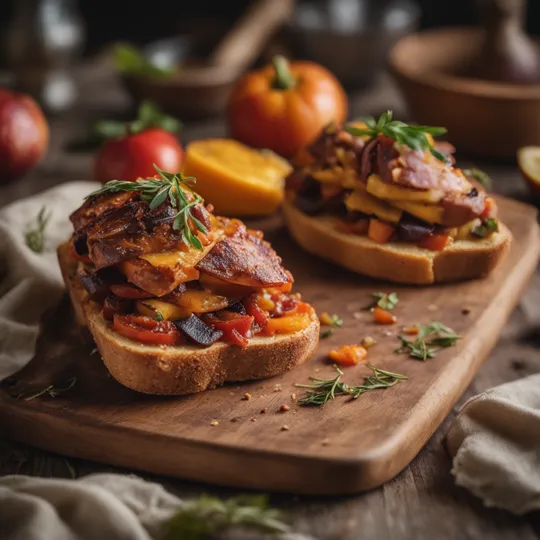 Vegan Ratatouille Tartines