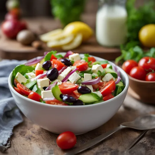 Lemon Herb Feta Pasta Salad